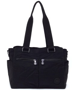 MARSEA Canvas Large Satchel Bag NY2001 BLACK